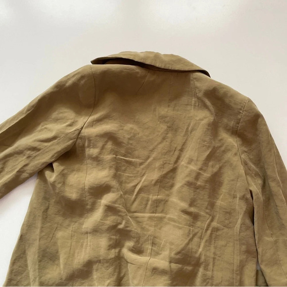 MADEWELL The Drapey Tie-Waist Blazer Tawny Olive Size XS - Picture 10 of 16